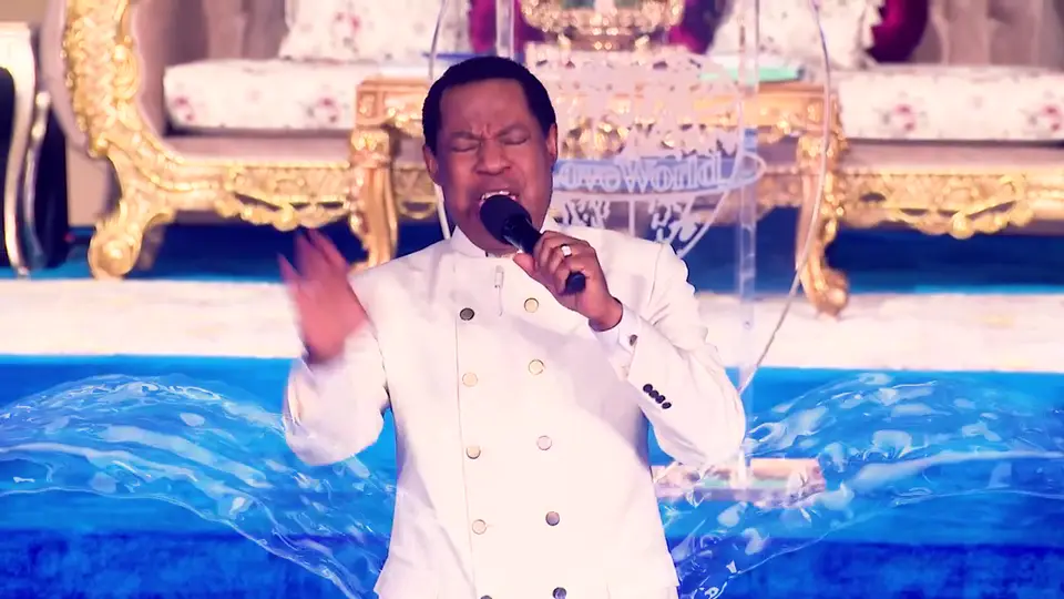 Pastor Chris in prayer