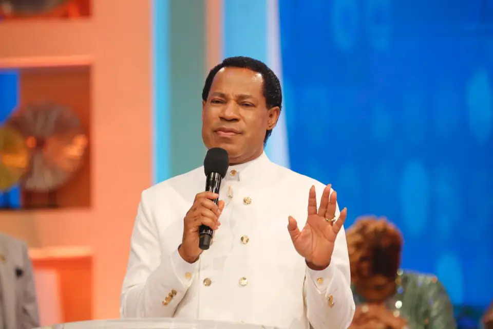 Pastor Chris in prayer