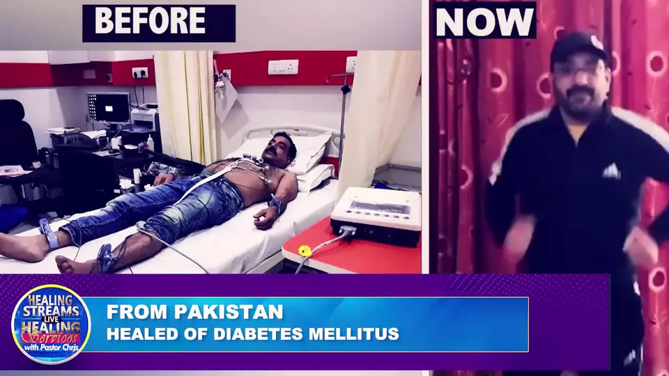 Healed of diabetes mellitus