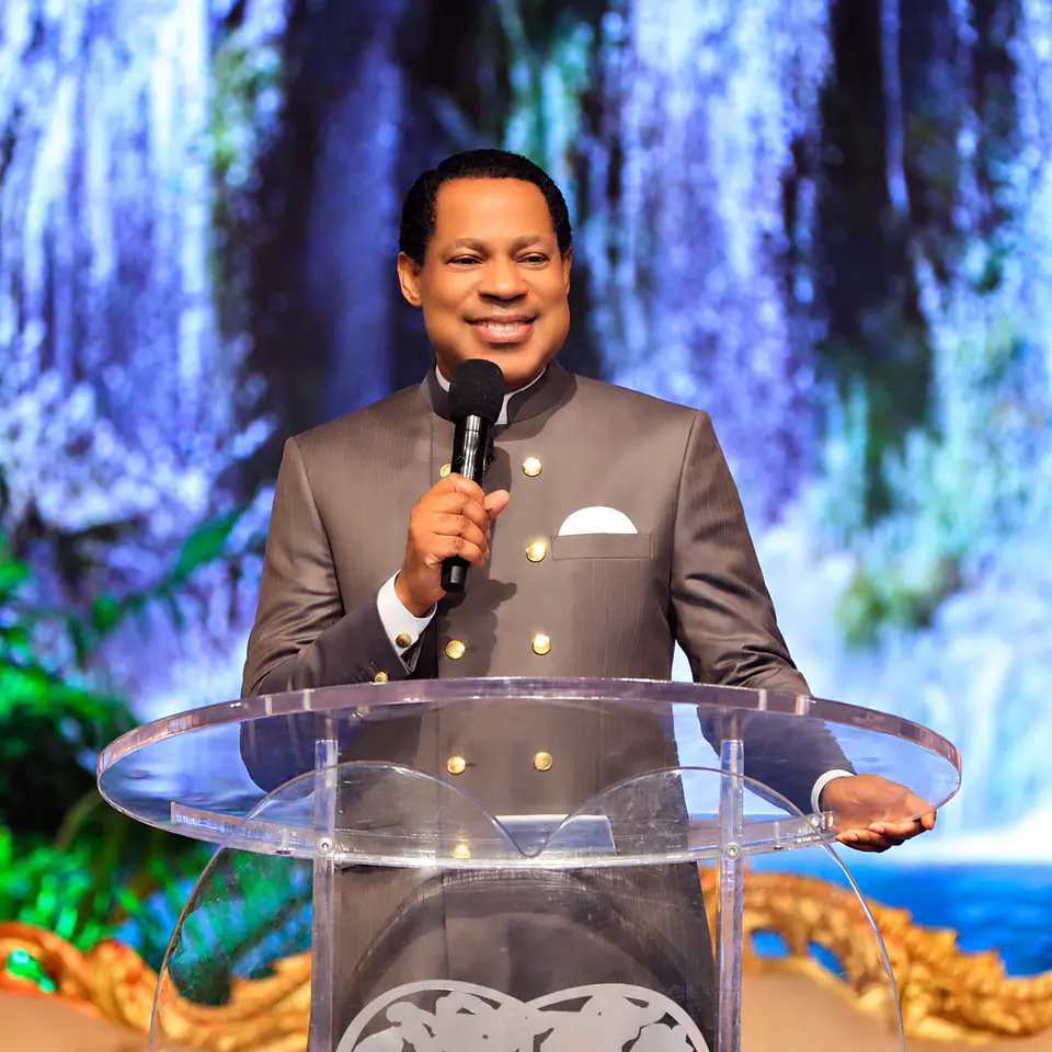 Pastor Chris in prayer